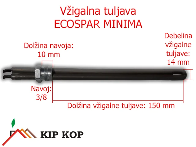 ECOSPAR MINIMA KOVINSKI UPALJAČNI KOTIČEK ZA KAMINSKE PEČI NA PELETE