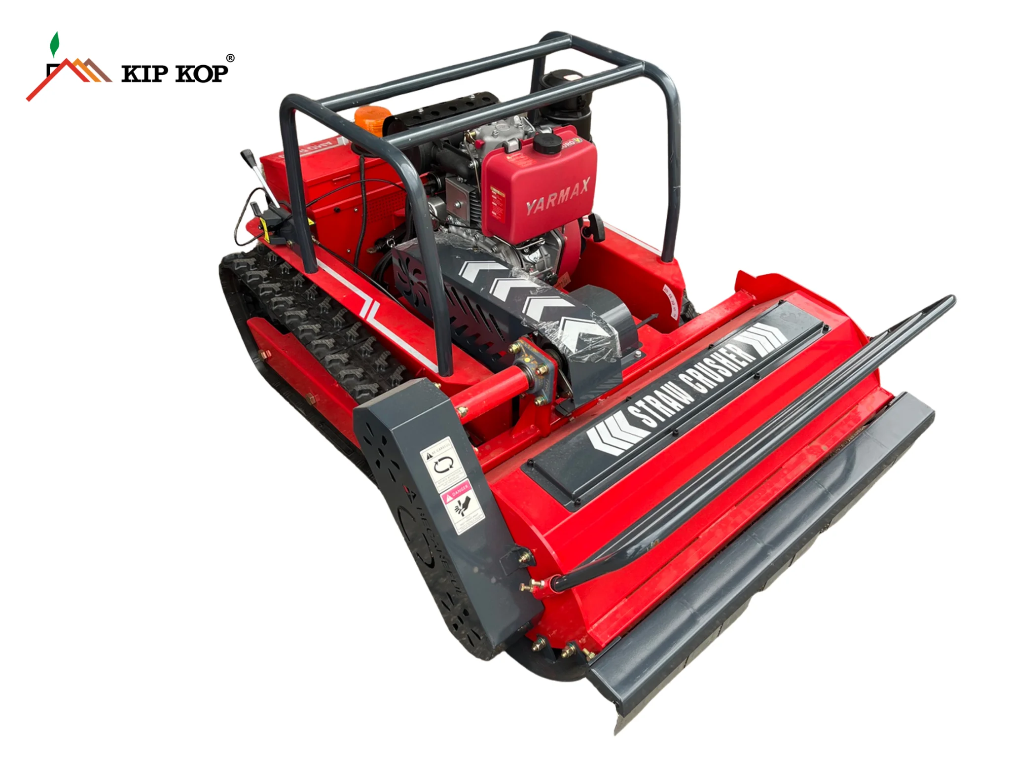 FERNGESTEUERTER RAUPENMULCHER AMD R100 HYBRID - YARMAX-DIESEL 15 PS - ARBEITSBREITE 100 CM