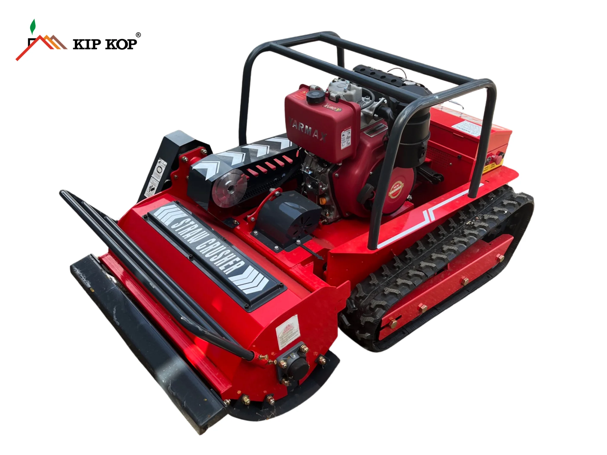 FERNGESTEUERTER RAUPENMULCHER AMD R80 HYBRID - YARMAX-DIESEL 15 PS - ARBEITSBREITE 80 CM