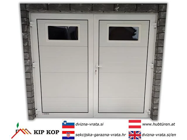 DVOKRILNA GARAŽNA VRATA KKNT52 THERMO PREMIUM 200x200 KOMPLET ZA IZRADU