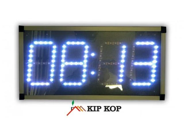 Wand-LED-Uhr 50 x 20 mit Alarm/Sirene