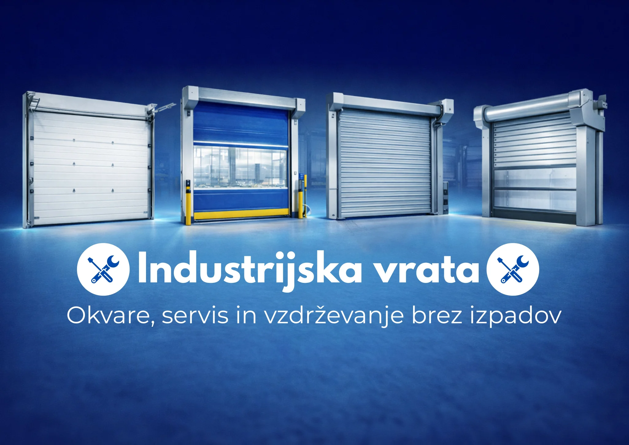 Industrijska vrata: okvare, servis in vzdrževanje brez izpadov