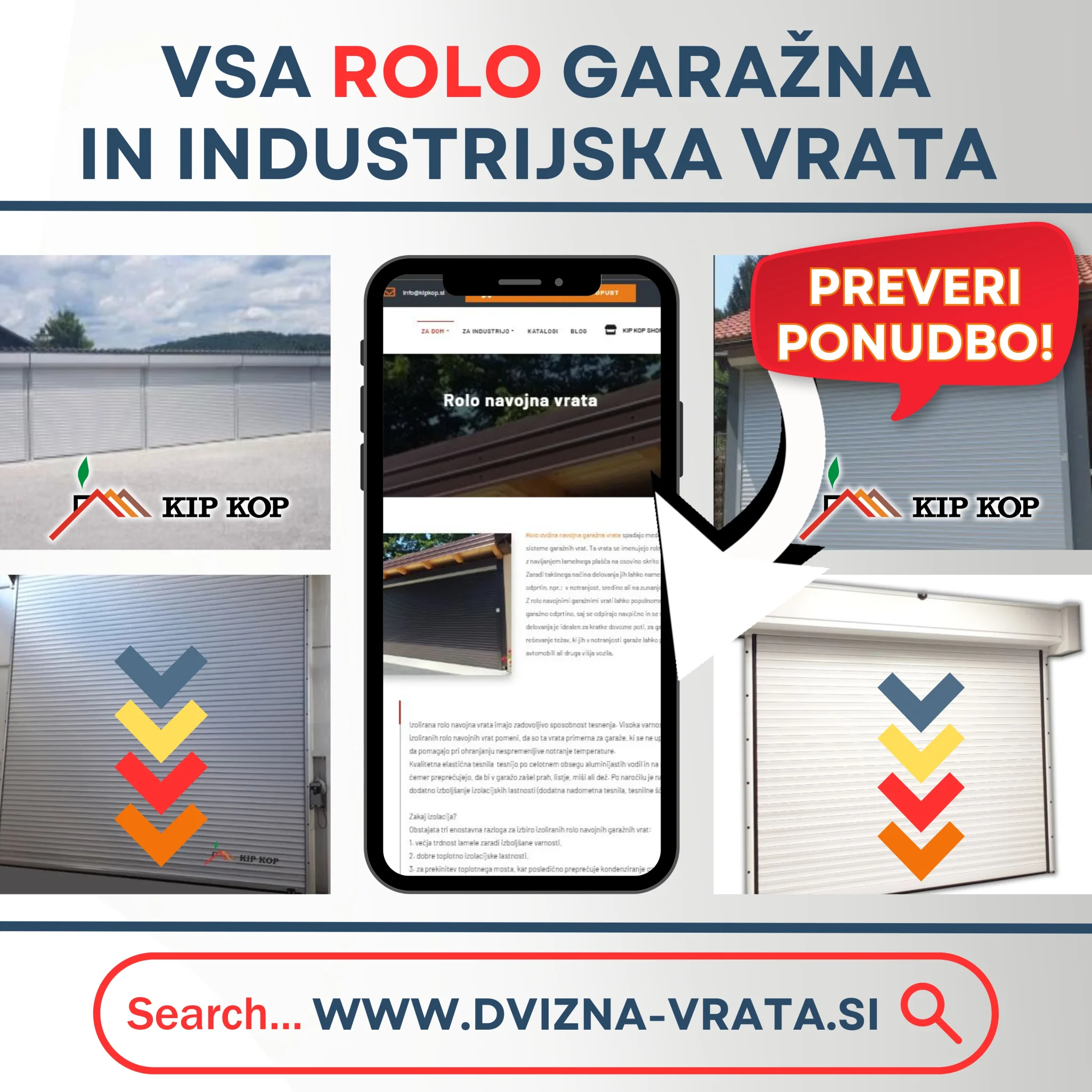 dvokrilna garažna vrata