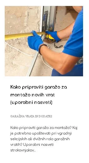 garažna vrata cena